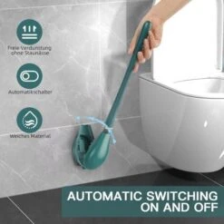 La Brosse De Toilette En Silicone Peut être Suspendue De Type Mur D’ouverture Et De Fermeture Automatiques -Geberit || Grohe || ALLIBERT Soldes 78043819 5