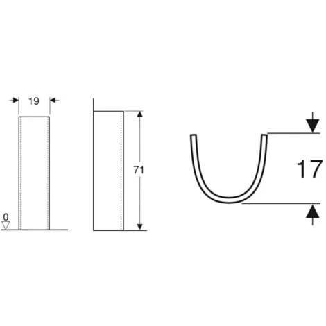 Colonne De Lavabo RENOVA Blanc - GEBERIT - 500.915.00.1 4 Colonne De Lavabo RENOVA Blanc - GEBERIT - 500.915.00.1 – Image 2