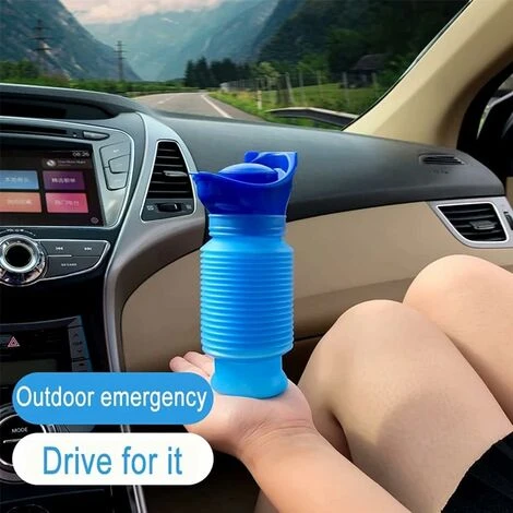 Toilette De Poche, Urinoir Rétractable D'urgence, Tasse D'urine En Entonnoir En Silicone, Bouteille De Pipi De Toilette Portable Pour Enfants Adultes 7 Toilette De Poche, Urinoir Rétractable D'urgence, Tasse D'urine En Entonnoir En Silicone, Bouteille De Pipi De Toilette Portable Pour Enfants Adultes – Image 5