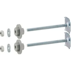 Fixations Lavabo Paroi Creuse Avec Contre Plaque à Sceller Tige Filetée 8x110 Mm X2. NOYON & THIEBAULT