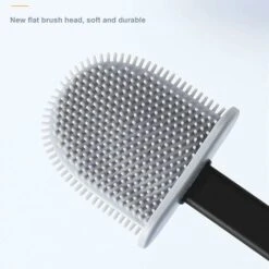 Brosse De Toilette En Silicone Flex Avec Support,Brosse De Toilette À Nettoyage En Profondeur Avec Poignée En Plastique Antidérapante,Tête De Cuvette Pliable Pour Nettoyer Le Coin Des Toilettesour -Geberit || Grohe || ALLIBERT Soldes 78531364 3