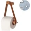 Porte-rouleau De Papier Toilette En Bois, Porte-rouleau De Papier Toilette, Porte-rouleau Mural -Geberit || Grohe || ALLIBERT Soldes 79982930 1