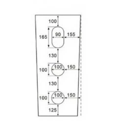Lave Main Totem Cylindre - Céramique Blanc - 39x83 Cm - Star -Geberit || Grohe || ALLIBERT Soldes 8011520 3