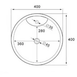 Lave Main Totem Cylindre - Céramique Blanc - 39x83 Cm - Star -Geberit || Grohe || ALLIBERT Soldes 8011520 4