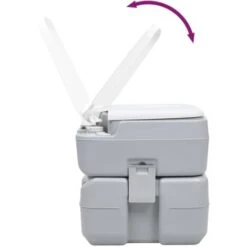 Toilette De Camping | Toilette Portable WC Chimique Gris 20+10 L 16013 -Geberit || Grohe || ALLIBERT Soldes 80862678 3