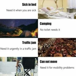 Urinoirs Télescopiques, Urinoirs Pour Hommes Et Femmes, Urinoirs D'urgence Pour Les Voyages, Le Camping Et Les Promenades, Bouteilles D'urinoirs Réutilisables -Geberit || Grohe || ALLIBERT Soldes 80970918 5