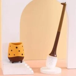 Brosse WC Girafe Japonaise Orange FUIENKO 9 Brosse WC Girafe Japonaise Orange FUIENKO -Geberit || Grohe || ALLIBERT Soldes 81085510 4