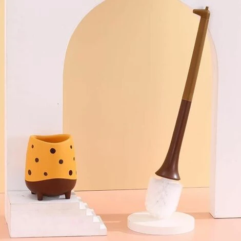 Brosse WC Girafe Japonaise Orange FUIENKO 6 Brosse WC Girafe Japonaise Orange FUIENKO – Image 4
