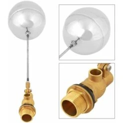 Robinet à Flotteur DN20, G3/4 "Boule De Flottement De Robinet Flottant De Capteur D'eau à Filetage Mâle Flotte Valve+robinet Flotteur Piscine Robinet Flotteur Piscine Robinet Flotteur Piscine Robinet -Geberit || Grohe || ALLIBERT Soldes 81186469 3