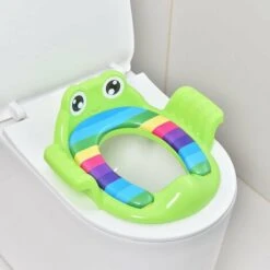 AUIHD Siège D'entraînement De Toilette Pour Bébé, Siège De Sécurité Pour Enfant Avec Accoudoirs Filles Garçons Formation De Toilette En Plein Air Voyage Bébé Tapis De Pot -Geberit || Grohe || ALLIBERT Soldes 81297340 4