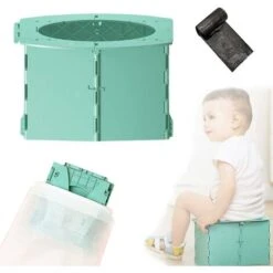 Pot De Bébé, Toilette Pliante Pour Enfants, Entraîneur De Pot De Toilette Pour Chaise D'enfant En Bas âge, Siège De Pot Portable