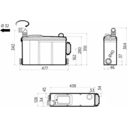 Trituratore Adattabile Per Bagno Completo SFA Watersan 6 7 Trituratore Adattabile Per Bagno Completo SFA Watersan 6 -Geberit || Grohe || ALLIBERT Soldes 81464894 3