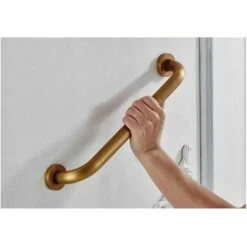 Barre D'appui De Sécurité De Salle De Bain En Cuivre Rétro Bain Douche Toilette Porte-serviettes Mural 30cm