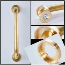 Barre D'appui De Sécurité De Salle De Bain En Cuivre Rétro Bain Douche Toilette Porte-serviettes Mural 30cm -Geberit || Grohe || ALLIBERT Soldes 83700778 3