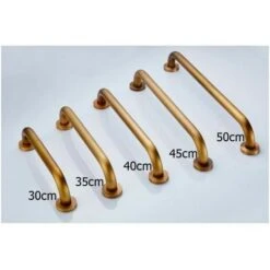 Barre D'appui De Sécurité De Salle De Bain En Cuivre Rétro Bain Douche Toilette Porte-serviettes Mural 30cm -Geberit || Grohe || ALLIBERT Soldes 83700778 4