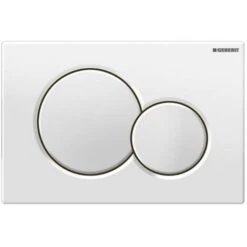 Geberit Plaque De Déclenchement Double Touche SIGMA 01 Blanche (115.770.11.5)