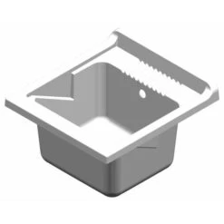 Bac à Laver Avec Meuble En PVC Blanc 60x50 Cm Mod. Garden -Geberit || Grohe || ALLIBERT Soldes 83907868 3