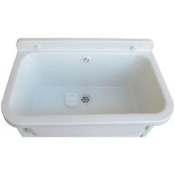 Bac à Laver Avec Meuble économie De Place Blanc En PVC 55x35 Cm Mod. Orazio -Geberit || Grohe || ALLIBERT Soldes 83907881 4