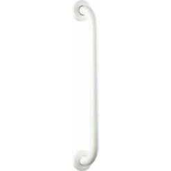 ALLIBERT Poignée PMR Droite Bain Douche En Inox 45 Cm USIS Blanc