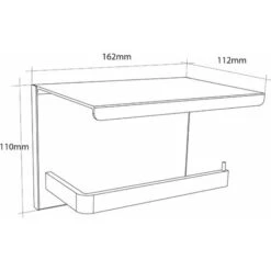 ALLIBERT Distributeur Papier WC Avec étagère LOFT-GAME Noir Mat 8 ALLIBERT Distributeur Papier WC Avec étagère LOFT-GAME Noir Mat -Geberit || Grohe || ALLIBERT Soldes 8503375 3