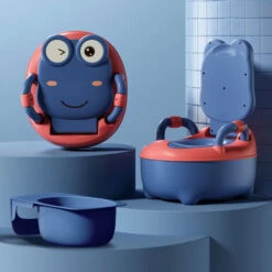 AUFUN Pot De Toilette Pour Enfant Siège De Toilette Baby Potty Avec Poignées Pour Tout-petits (bleu, Classique) 11 AUFUN Pot De Toilette Pour Enfant Siège De Toilette Baby Potty Avec Poignées Pour Tout-petits (bleu, Classique) -Geberit || Grohe || ALLIBERT Soldes 87110077 5