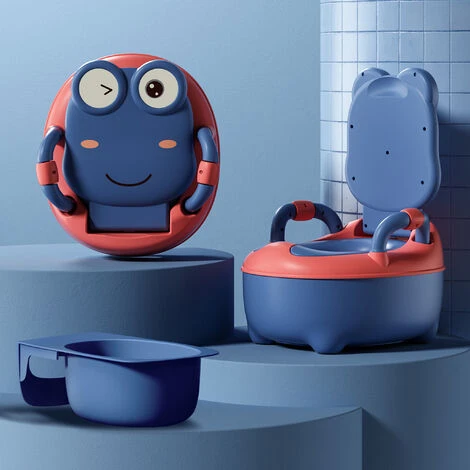 AUFUN Pot De Toilette Pour Enfant Siège De Toilette Baby Potty Avec Poignées Pour Tout-petits (bleu, Classique) 7 AUFUN Pot De Toilette Pour Enfant Siège De Toilette Baby Potty Avec Poignées Pour Tout-petits (bleu, Classique) – Image 5