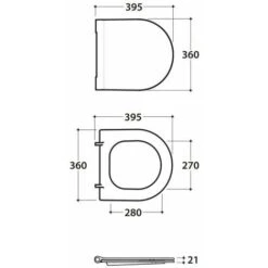 Cuvette De Toilette 43 Cm + Housse De Siège à Fermeture Amortie Globo Forty FOS06+FOR22 9 Cuvette De Toilette 43 Cm + Housse De Siège à Fermeture Amortie Globo Forty FOS06+FOR22 -Geberit || Grohe || ALLIBERT Soldes 87893831 4