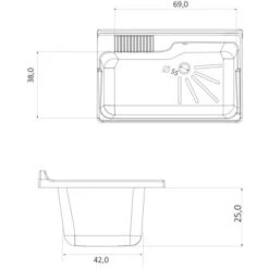 Armoire à Linge 2 Portes 80x50cm Planche En Bois 9010K Negrari 10 Armoire à Linge 2 Portes 80x50cm Planche En Bois 9010K Negrari -Geberit || Grohe || ALLIBERT Soldes 87935983 4