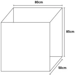 Armoire à Linge 2 Portes 80x50cm Planche En Bois 9010K Negrari 11 Armoire à Linge 2 Portes 80x50cm Planche En Bois 9010K Negrari -Geberit || Grohe || ALLIBERT Soldes 87935983 5