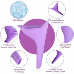 Entonnoir Pour Uriner Femme, 5pcs Urinoir Femme Pisse Debout Portable En Entonnoir, Pratique, Compact Et RéUtilisable, Pour En Plein Air, Sorties, Balades, Camping,Voyage -Geberit || Grohe || ALLIBERT Soldes 89305195 5