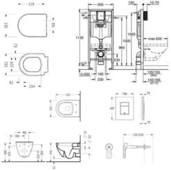 Grohe Pack Bati WC Solido Perfect Compact (39186000) -Geberit || Grohe || ALLIBERT Soldes 8938177 5