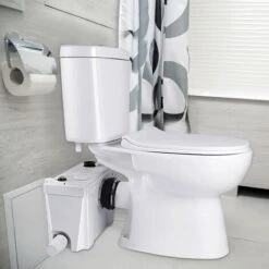 Pompe Et Station De Relevage Broyeur Sanitaire Pour WC 700W Pompe Automatique Pour Eliminer Les Eaux Usées Douche Lavabo HENGMEI -Geberit || Grohe || ALLIBERT Soldes 90040792 4