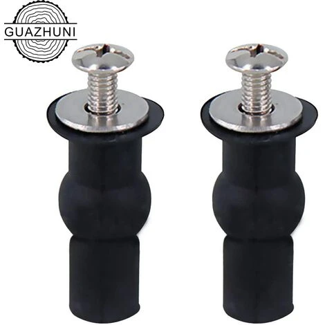 Abattant WC Fixations Charnières Accessoire De Fixation Pour Abattant Convient à Toutes Les Toilettes(18mm) Guazhuni 3 Abattant WC Fixations Charnières Accessoire De Fixation Pour Abattant Convient à Toutes Les Toilettes(18mm) Guazhuni