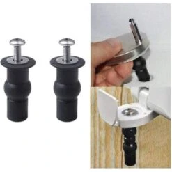 Abattant WC Fixations Charnières Accessoire De Fixation Pour Abattant Convient à Toutes Les Toilettes(18mm) Guazhuni 10 Abattant WC Fixations Charnières Accessoire De Fixation Pour Abattant Convient à Toutes Les Toilettes(18mm) Guazhuni -Geberit || Grohe || ALLIBERT Soldes 90444885 4