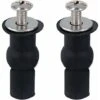 Abattant WC Fixations Charnières, 2 Pièces Store Charnières Trou De Fixation Extensible Caoutchouc Vis Convient à Toutes Les Toilettes (noir) 1 Abattant WC Fixations Charnières, 2 Pièces Store Charnières Trou De Fixation Extensible Caoutchouc Vis Convient à Toutes Les Toilettes (noir) -Geberit || Grohe || ALLIBERT Soldes 90534274 1