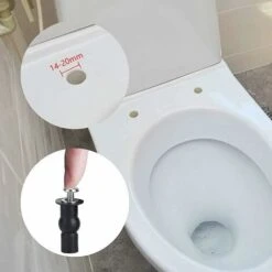 Abattant WC Fixations Charnières, 2 Pièces Store Charnières Trou De Fixation Extensible Caoutchouc Vis Convient à Toutes Les Toilettes (noir) 11 Abattant WC Fixations Charnières, 2 Pièces Store Charnières Trou De Fixation Extensible Caoutchouc Vis Convient à Toutes Les Toilettes (noir) -Geberit || Grohe || ALLIBERT Soldes 90534274 5
