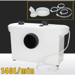 SWANEW Station De Relevage Eaux Usées WC 600W Broyeur Sanitaire Eaux Chargées Pompage 8 SWANEW Station De Relevage Eaux Usées WC 600W Broyeur Sanitaire Eaux Chargées Pompage -Geberit || Grohe || ALLIBERT Soldes 90786673 2