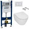 Geberit Pack WC Bâti-support + WC Sans Bride Serel SP26, Fixations Invisibles + Plaque Blanche (SP26Geb3) 1 Geberit Pack WC Bâti-support + WC Sans Bride Serel SP26, Fixations Invisibles + Plaque Blanche (SP26Geb3) -Geberit || Grohe || ALLIBERT Soldes 90795211 1