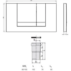Geberit Pack WC Bâti-support + WC Sans Bride Serel SP26, Fixations Invisibles + Plaque Blanche (SP26Geb3) -Geberit || Grohe || ALLIBERT Soldes 90795211 5
