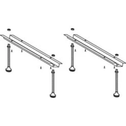 Wisa Pieds De Baignoire Universels -Geberit || Grohe || ALLIBERT Soldes 91403864 4