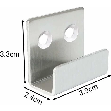 8 Pcs Crochet Mural, Inoxydable Fixation Miroir Mural Charge 50 Kg Pour Bain Cuisine Crochet Robuste Tuile En Céramique Cadre Photo Présentoir 4 8 Pcs Crochet Mural, Inoxydable Fixation Miroir Mural Charge 50 Kg Pour Bain Cuisine Crochet Robuste Tuile En Céramique Cadre Photo Présentoir – Image 2