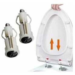 Vis D'expansion Pour Couvercle De Toilette Fixation Abattant WC Vis Pour Lunette Toilette Ensemble De Fixation Pièces De Rechange Pour Couvercle De -Geberit || Grohe || ALLIBERT Soldes 91799960 5