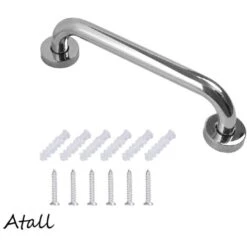 Barre D'Appui En Inox Murale Robuste Poignée De Baignoire Salle Bain WC Sécurité Grab Bar Pour Handicapés Personnes Agées Enfants(30cm