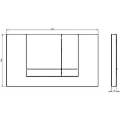 Villeroy & Boch Viconnect Pro Pack Bâti Support Pour WC Suspendu + Plaque De Déclenchement Double Touche Chrome Mat (92214469) -Geberit || Grohe || ALLIBERT Soldes 91936583 5