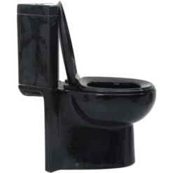 WC Cuvette Céramique Noir VidaXL -Geberit || Grohe || ALLIBERT Soldes 929851 4