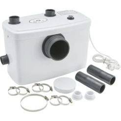 AREBOS Broyeur Sanitaire Pour WC, Lavabo, Douche Pompe Eaux Usées 600W