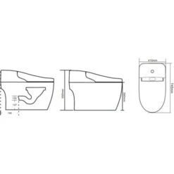 WC Monobloc Toptoilet Luxe Platinium 2 PLUS -Geberit || Grohe || ALLIBERT Soldes 93441605 4