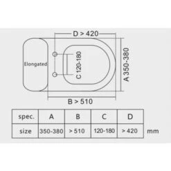 Abattant Japonais Toptoilet Luxe Silver Connect -Geberit || Grohe || ALLIBERT Soldes 93441606 5