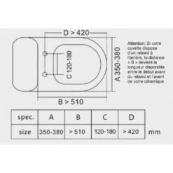 Abattant Japonais Toptoilet Luxe Thyïa Zen -Geberit || Grohe || ALLIBERT Soldes 93441656 4