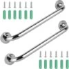 2 Pcs Acier Inoxydable Barre D'appui De Bain,Barre D'Appui En Inox Murale Robuste Poignée,Barre D'Appui INOX Poignée, Sécurité Grab Bar Pour Baignoire Douche Toilette 30cm -Geberit || Grohe || ALLIBERT Soldes 94070607 1